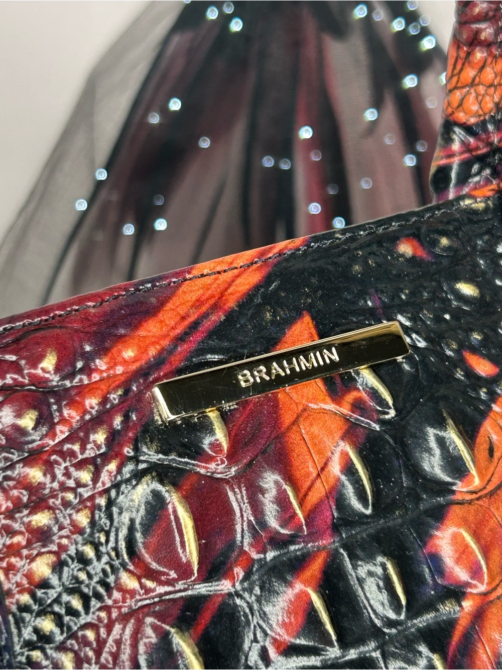 Brahmin Caroline Spice Melbourne Satchel & Ady Wallet - Picture 5 of 16